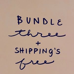 Bundle 3 + Shipping’s free